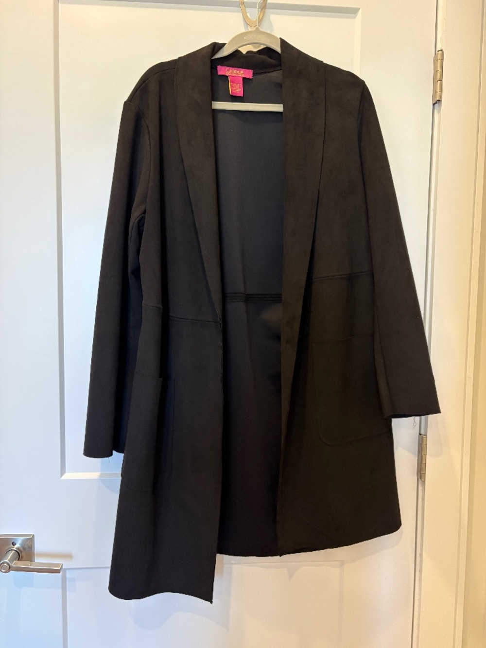 Faux Suede Coat